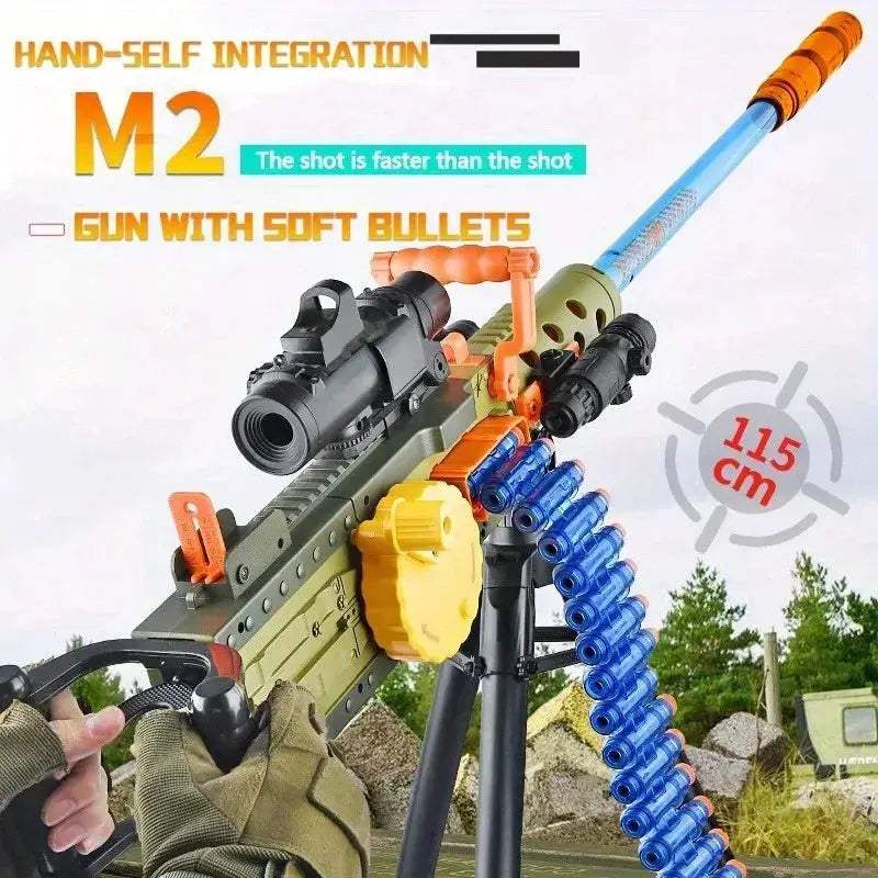 M2 Heavy Machine Gun Toy With Manual And Electric Function - ToylandEU