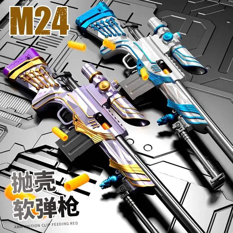 M24 Star Faith Sniper Toy Gun Large 109cm Soft Bullets - ToylandEU