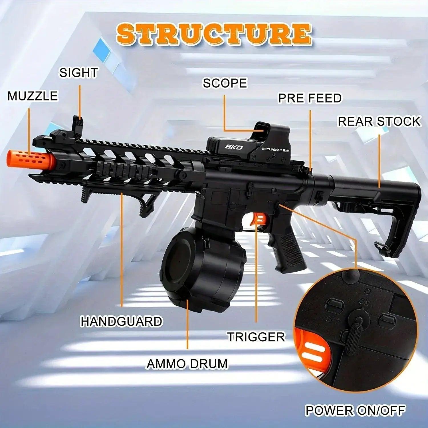  M4 Electric Blaster Toy Gun Long Range Firepower -  ToylandEU™