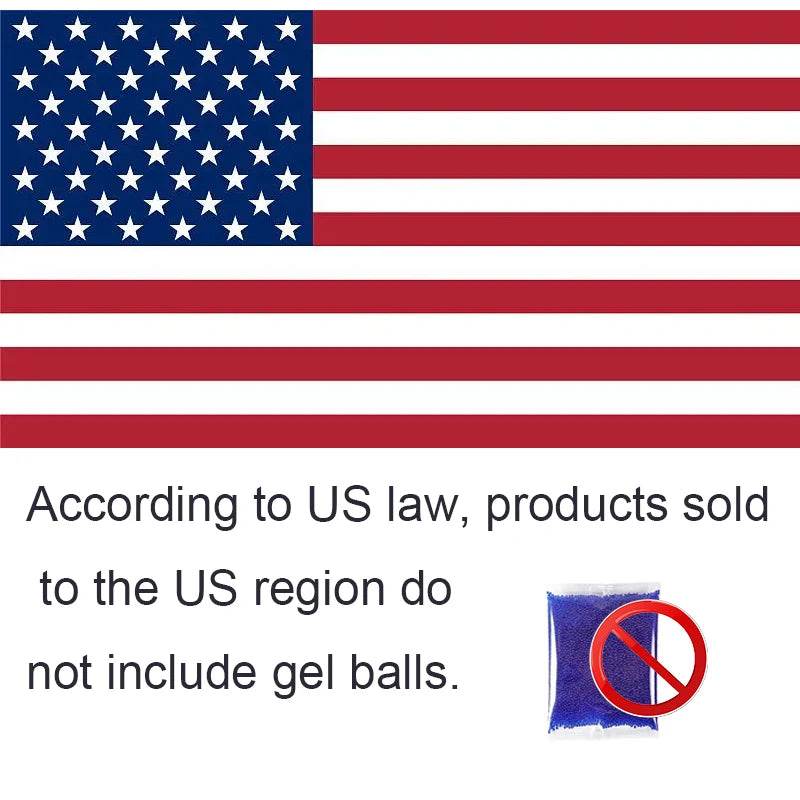 M4 Electric Gel Ball Blaster Toy Gun Dual Mode for Team Games - ToylandEU