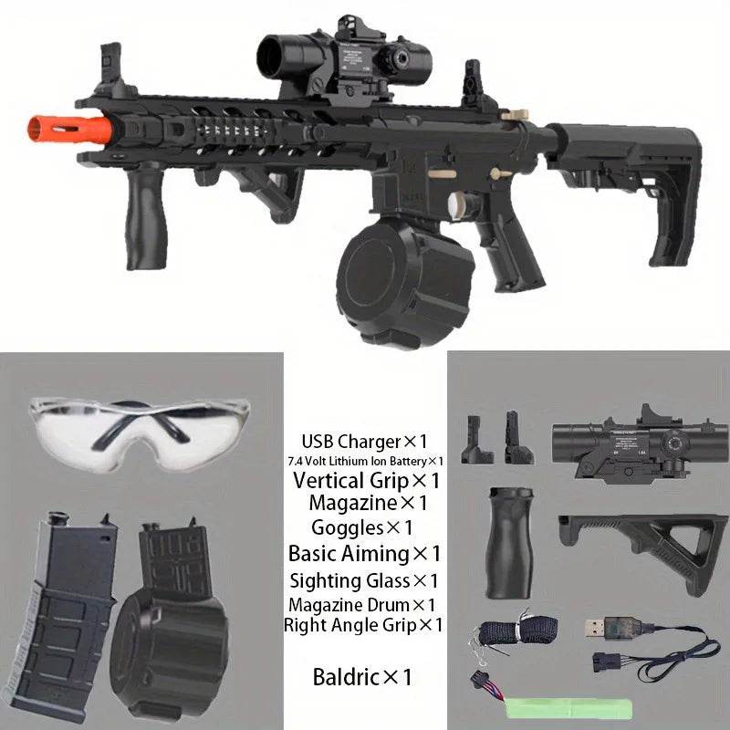 M4 Electric Gel Ball Blaster Toy Gun Dual Mode for Team Games - ToylandEU