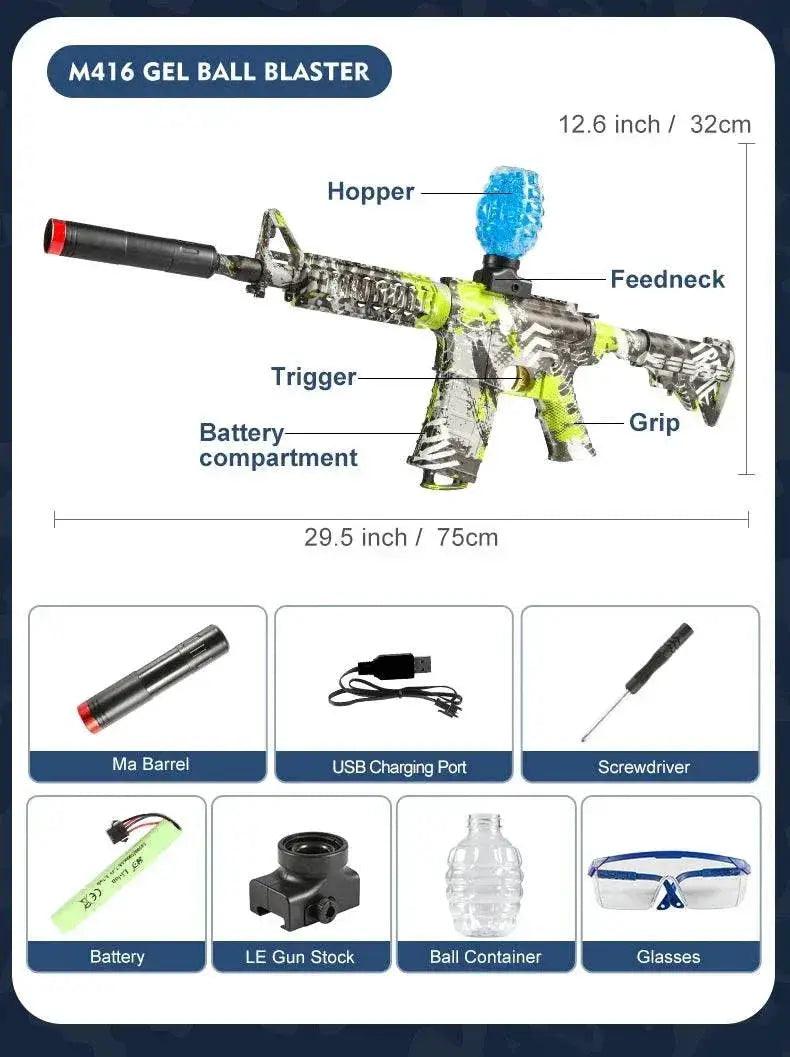  M416 Electric Blaster Gun Set, High Precision Shooting Toy -  ToylandEU™