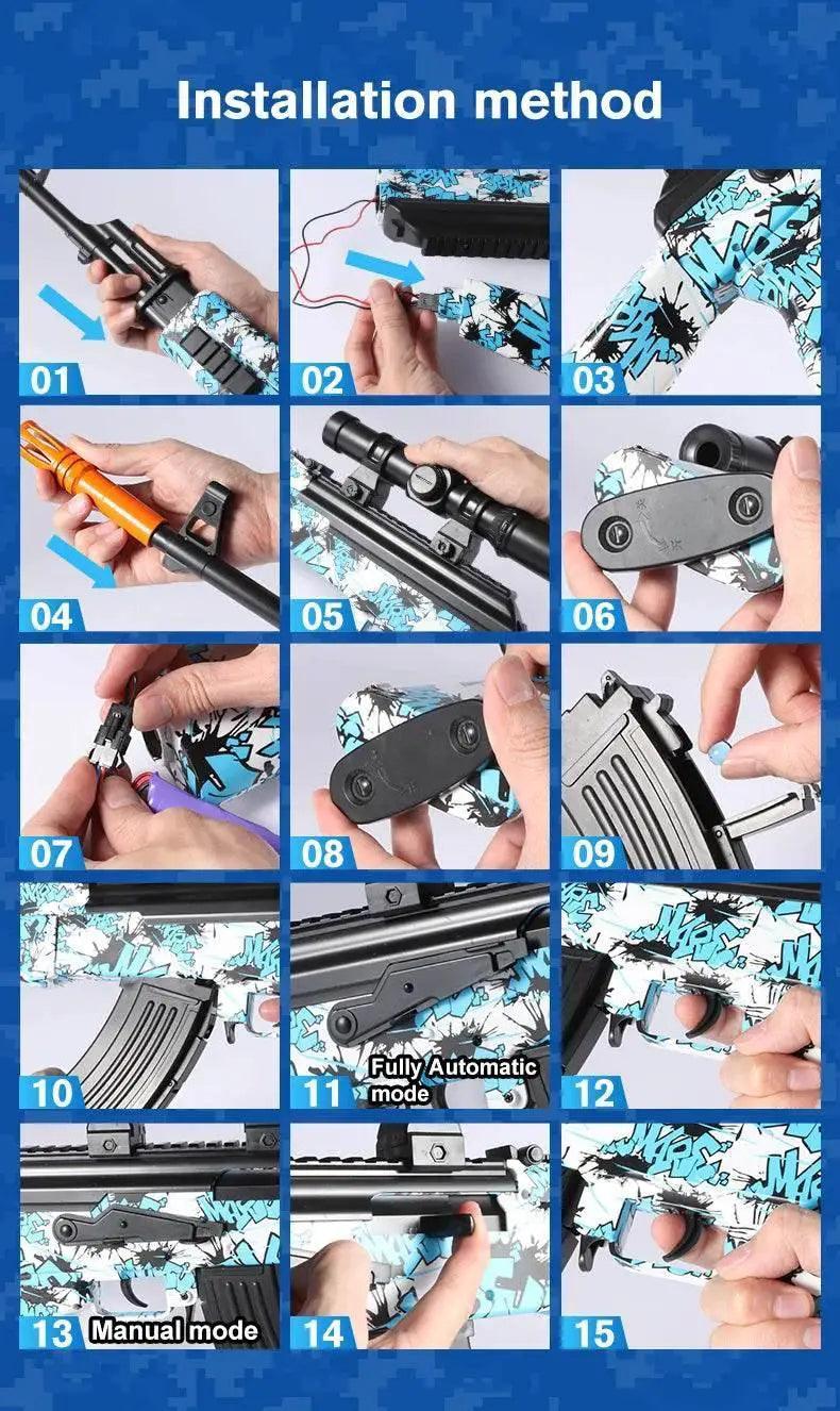  M416 Electric Blaster Gun Set, High Precision Shooting Toy -  ToylandEU™