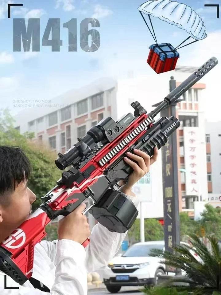 M416 Gel Gun Electric Soft Bullet Toy Air Rifle for All Ages - ToylandEU