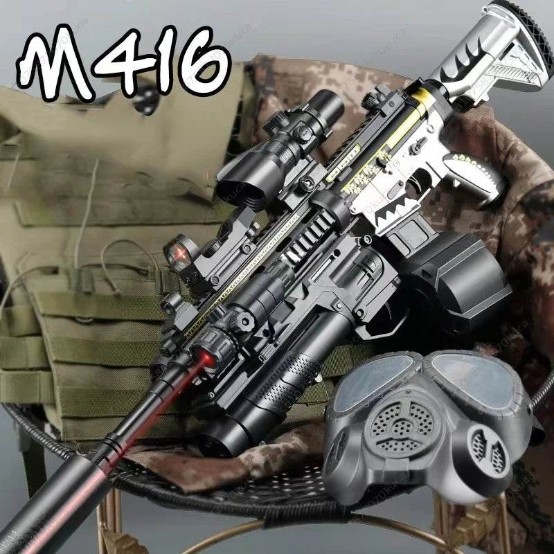 M416 Gel Gun Electric Soft Bullet Toy Air Rifle for All Ages - ToylandEU