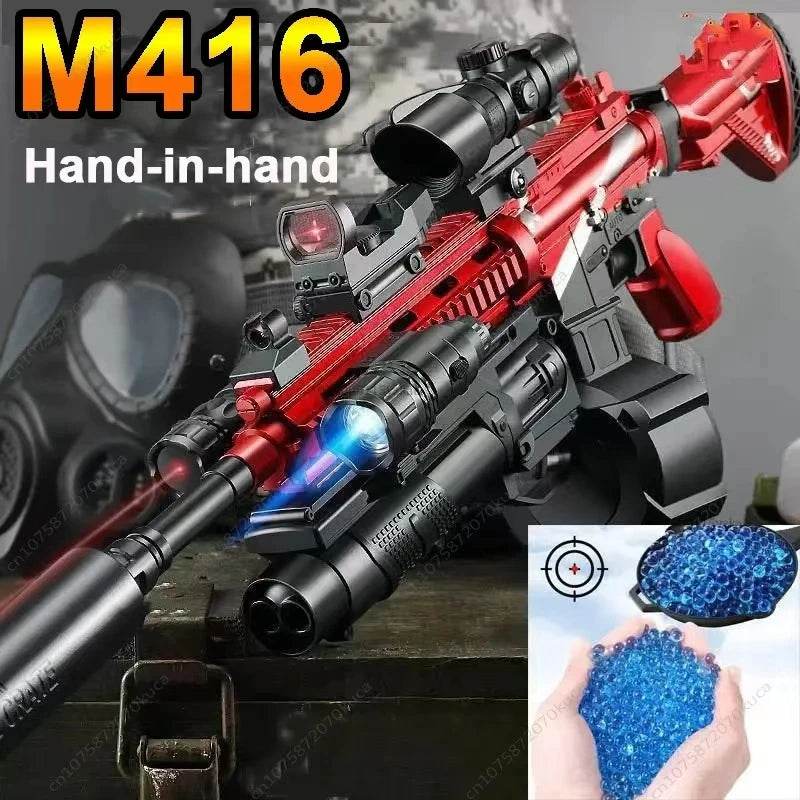 M416 Gel Gun Electric Soft Bullet Toy Air Rifle for All Ages - ToylandEU