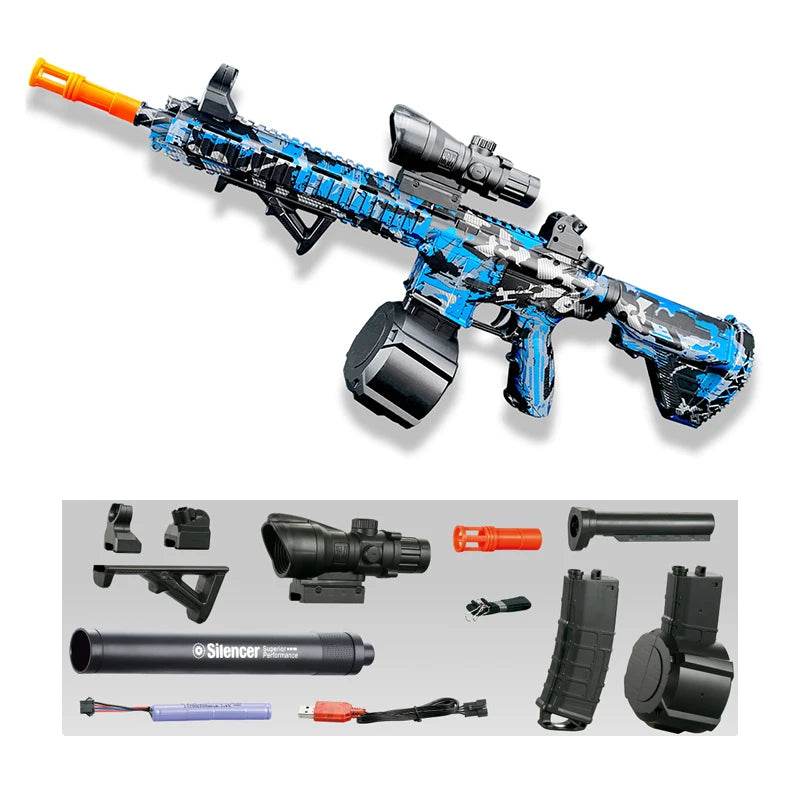 M416 Gun Toy Outdoor Electric Blaster Gel Bullet Shooter - ToylandEU