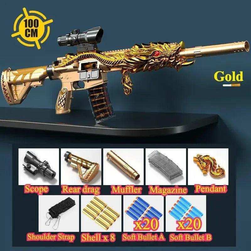  M416 Manual Loading Soft Bullet Toy Gun For Outdoor -  ToylandEU™