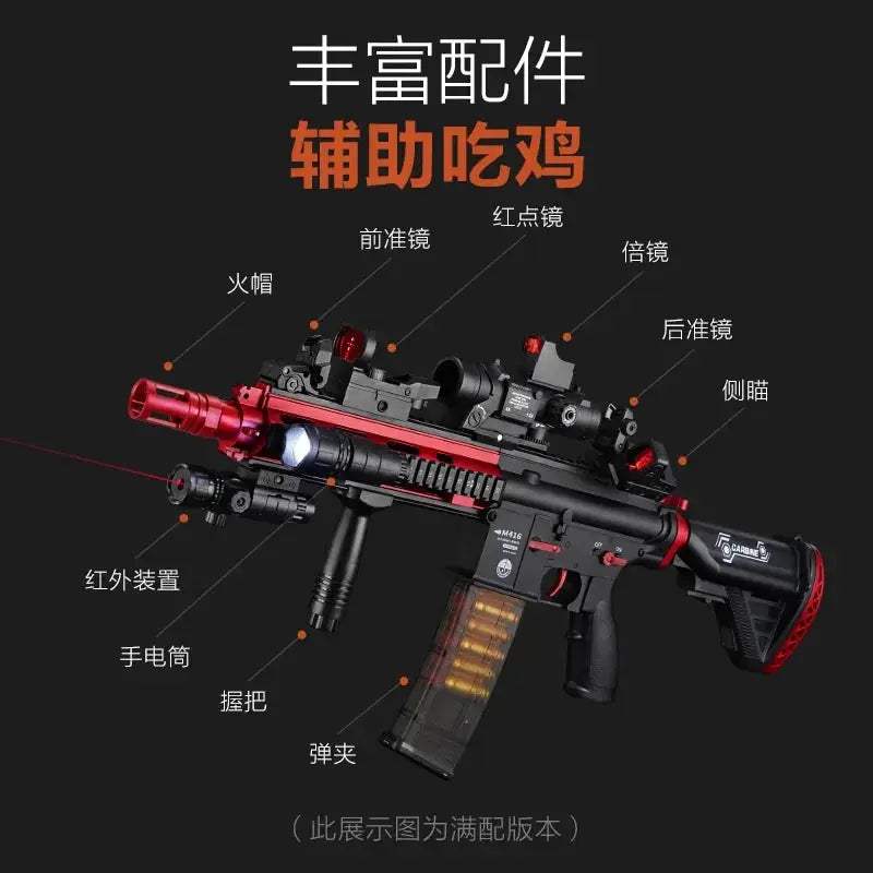 M416 Soft Bullet Toy Gun For Kids Safe Shooting Fun - ToylandEU