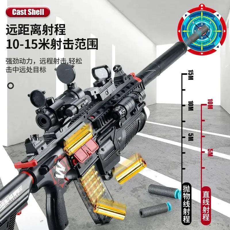 M416 Soft Bullet Toy Gun For Kids With Auto Firing - ToylandEU