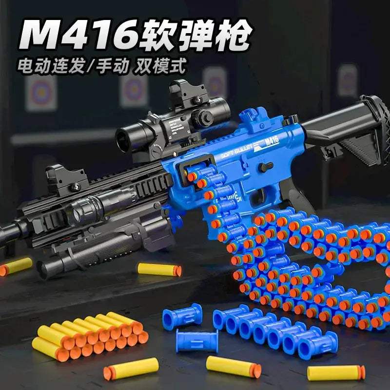 M416 Toy Rifle Soft Bullet For Kids Safe Manual Firing - ToylandEU