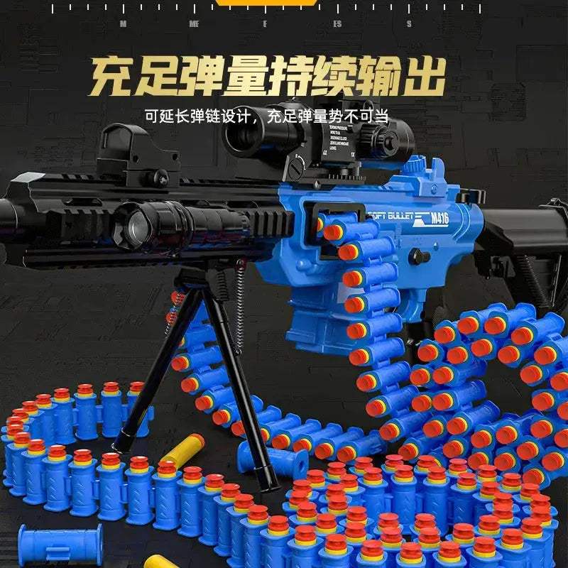 M416 Toy Rifle Soft Bullet For Kids Safe Manual Firing - ToylandEU