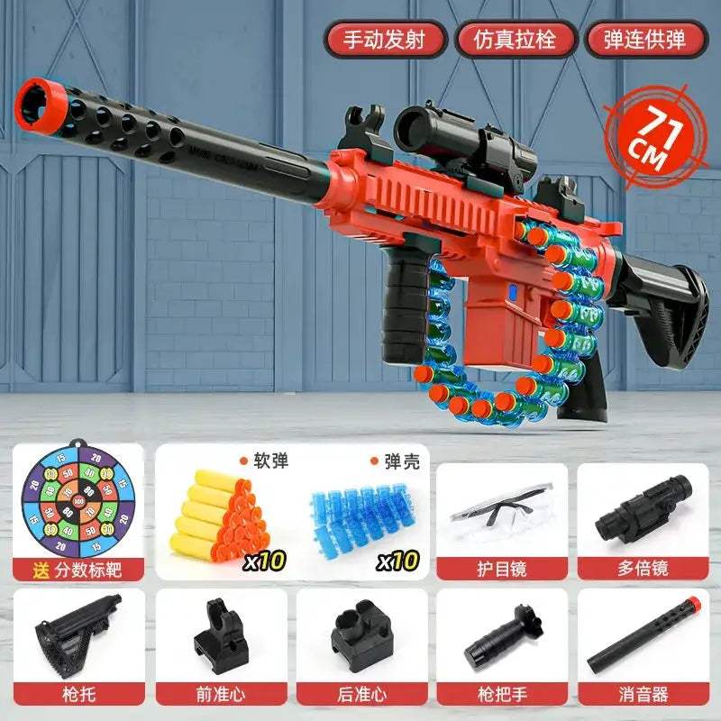 M416 Toy Rifle Soft Bullet For Kids Safe Manual Firing - ToylandEU