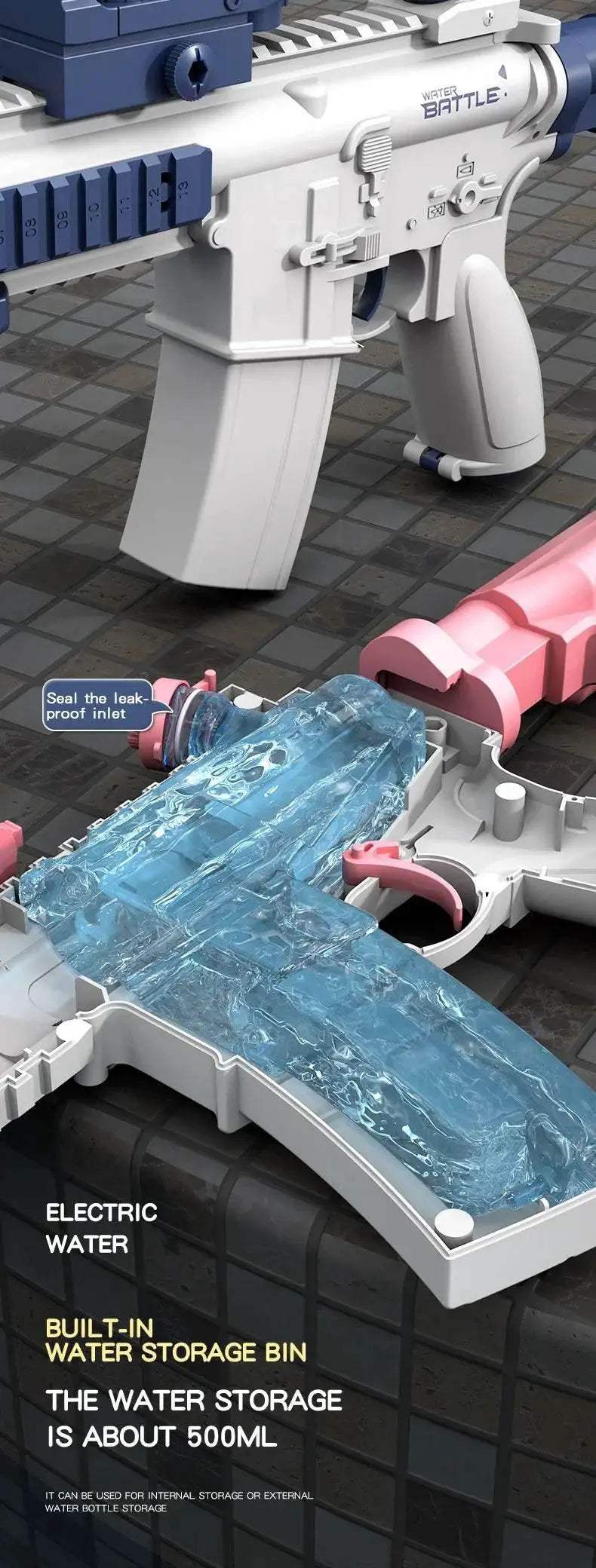  M416 Water Gun Electric Pistol Toy for Summer Fun -  ToylandEU™
