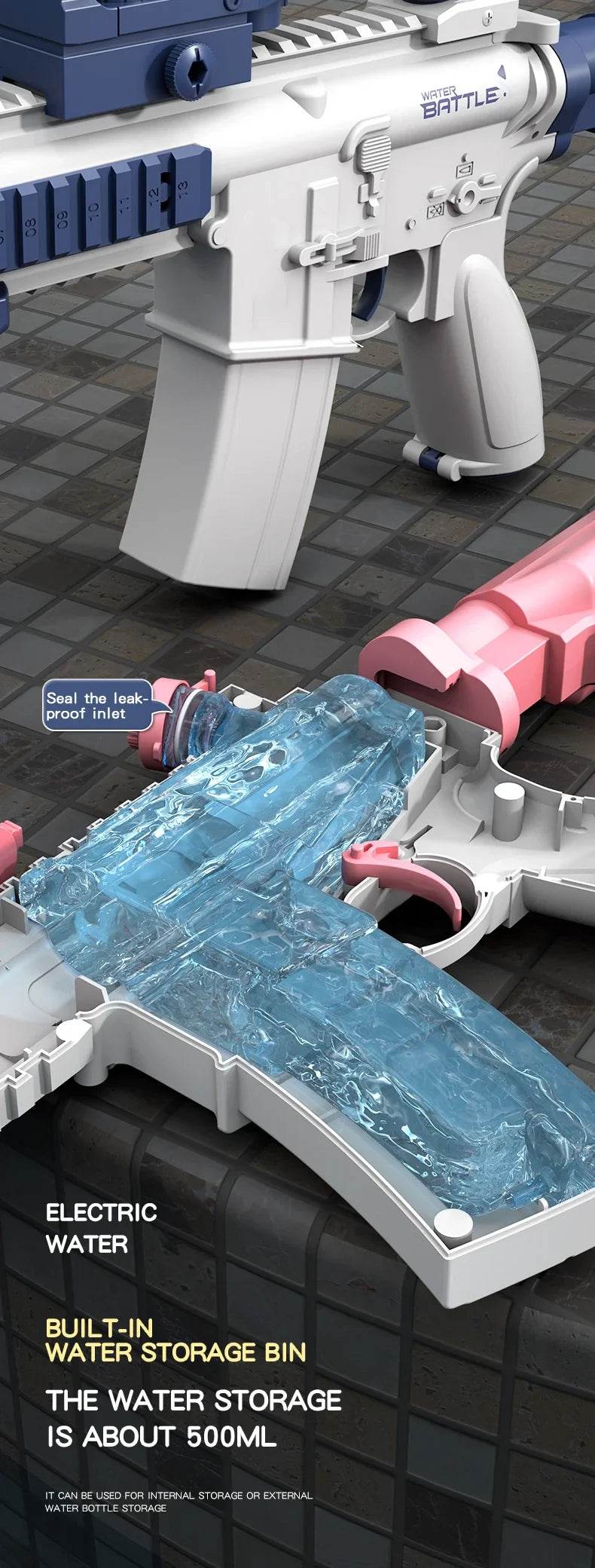 M416 Water Gun Fully Automatic Shooting Toy for Summer - ToylandEU