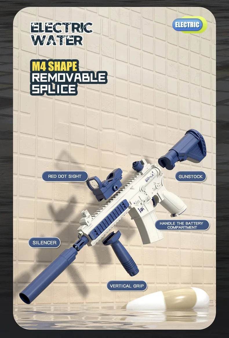 M416 Water Gun Fully Automatic Shooting Toy for Summer - ToylandEU