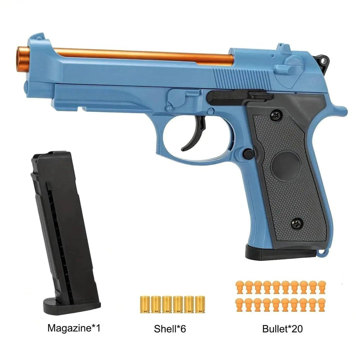  M9a3 Shell Ejceting Pistol Foam Blaster Toy Gun for Kids -  ToylandEU™