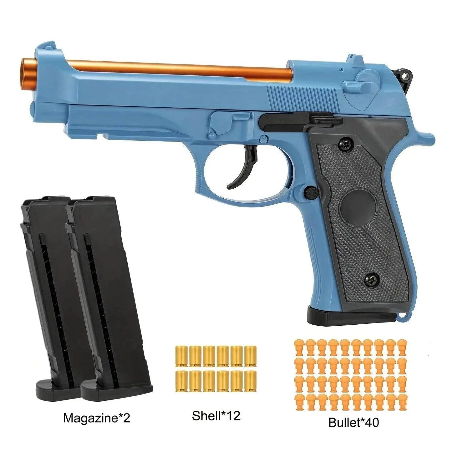  M9a3 Shell Ejceting Pistol Foam Blaster Toy Gun for Kids -  ToylandEU™