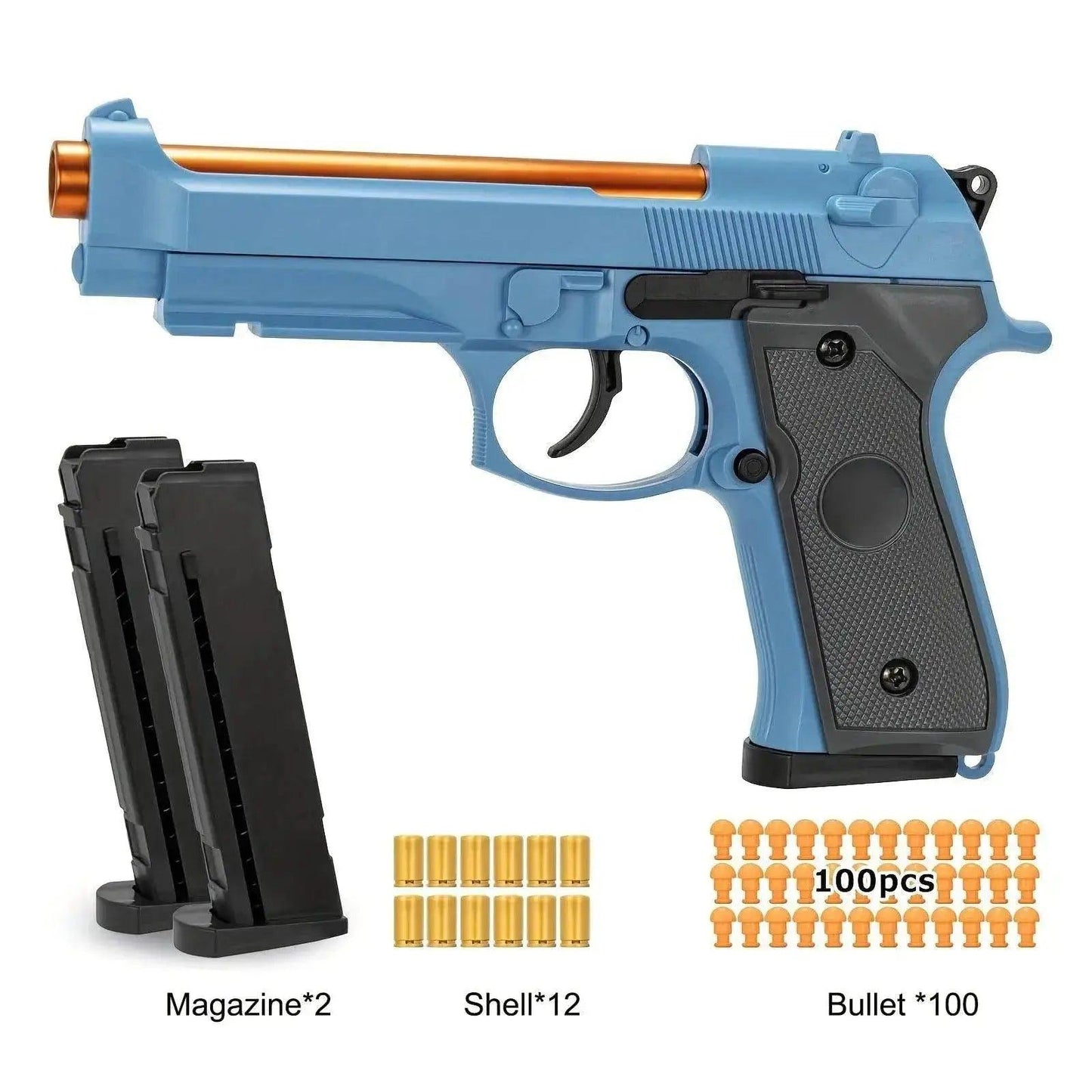  M9a3 Shell Ejceting Pistol Foam Blaster Toy Gun for Kids -  ToylandEU™