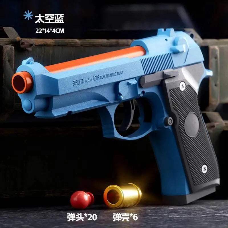  M9a3 Shell Ejceting Pistol Foam Blaster Toy Gun for Kids -  ToylandEU™