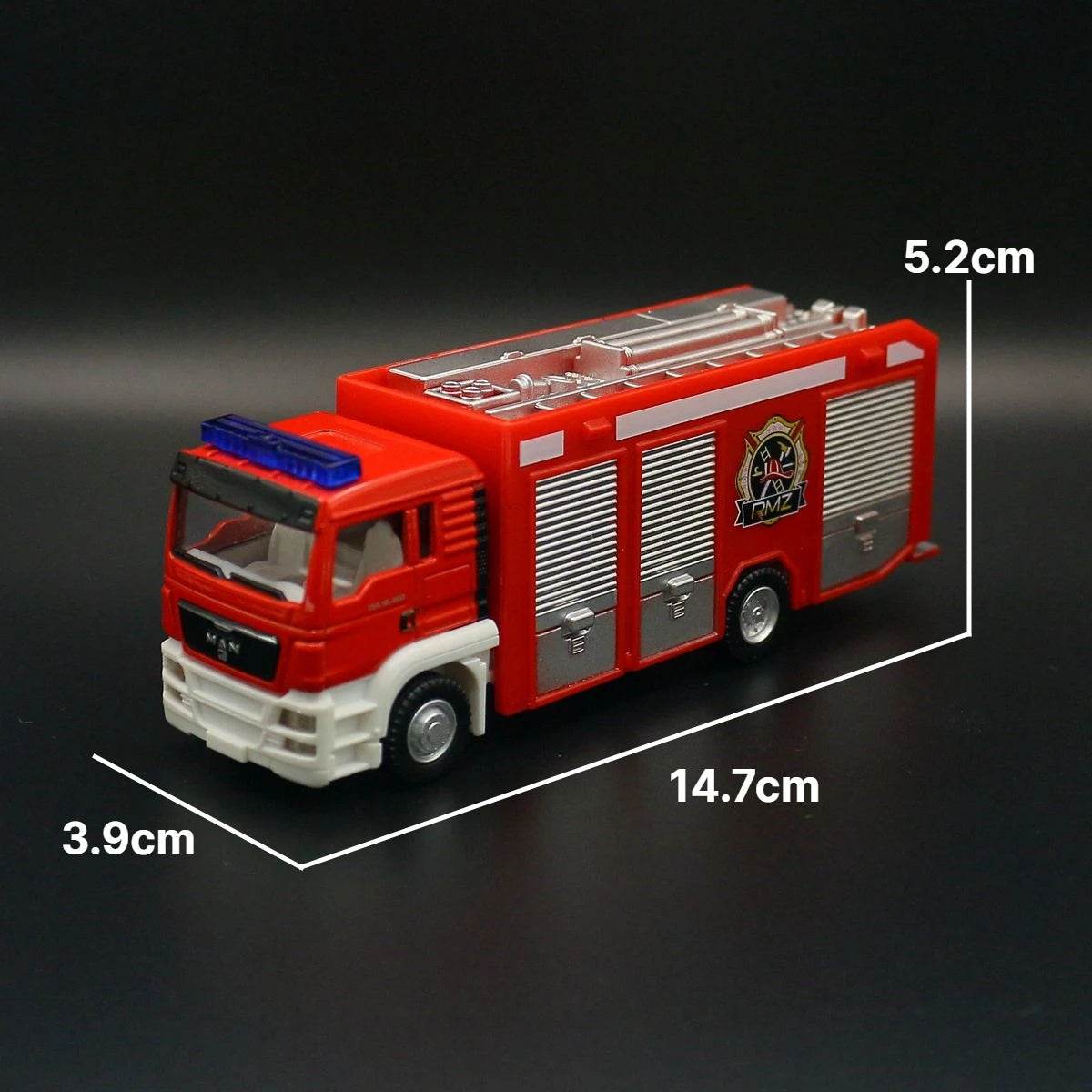 1/64 Scale Detailed MAN Fire Engine Truck - Perfect for Kids & Collectors - ToylandEU