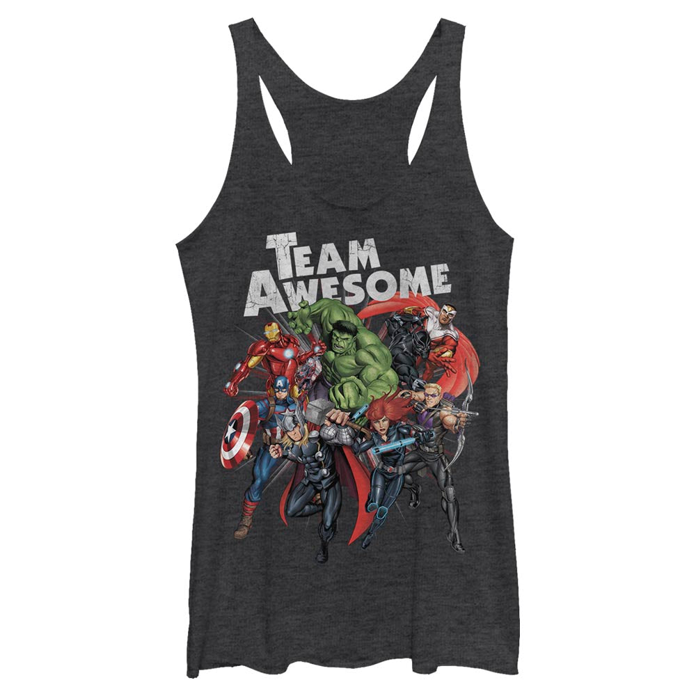 Junior's Marvel Team Awesome Tank Top