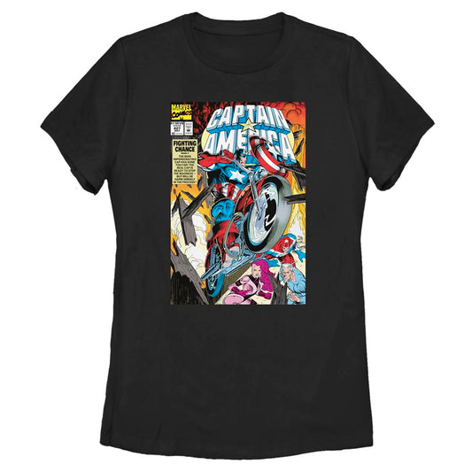 Women's Marvel Bike Cap T-Shirt