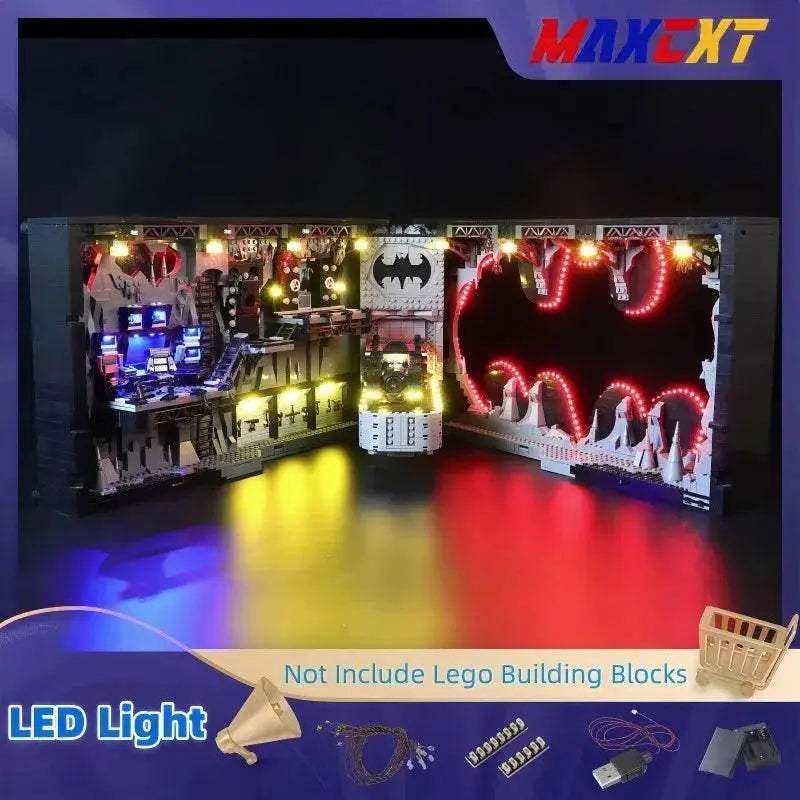 MAXCXT LED Light Set For 76252 Batcave Shadow Box Lamp - ToylandEU