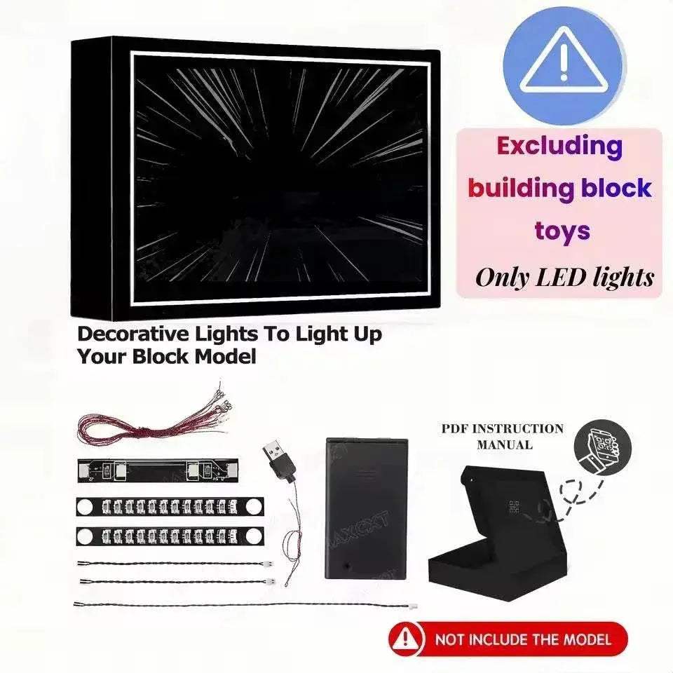 MAXCXT LED Light Set For 76252 Batcave Shadow Box Lamp - ToylandEU