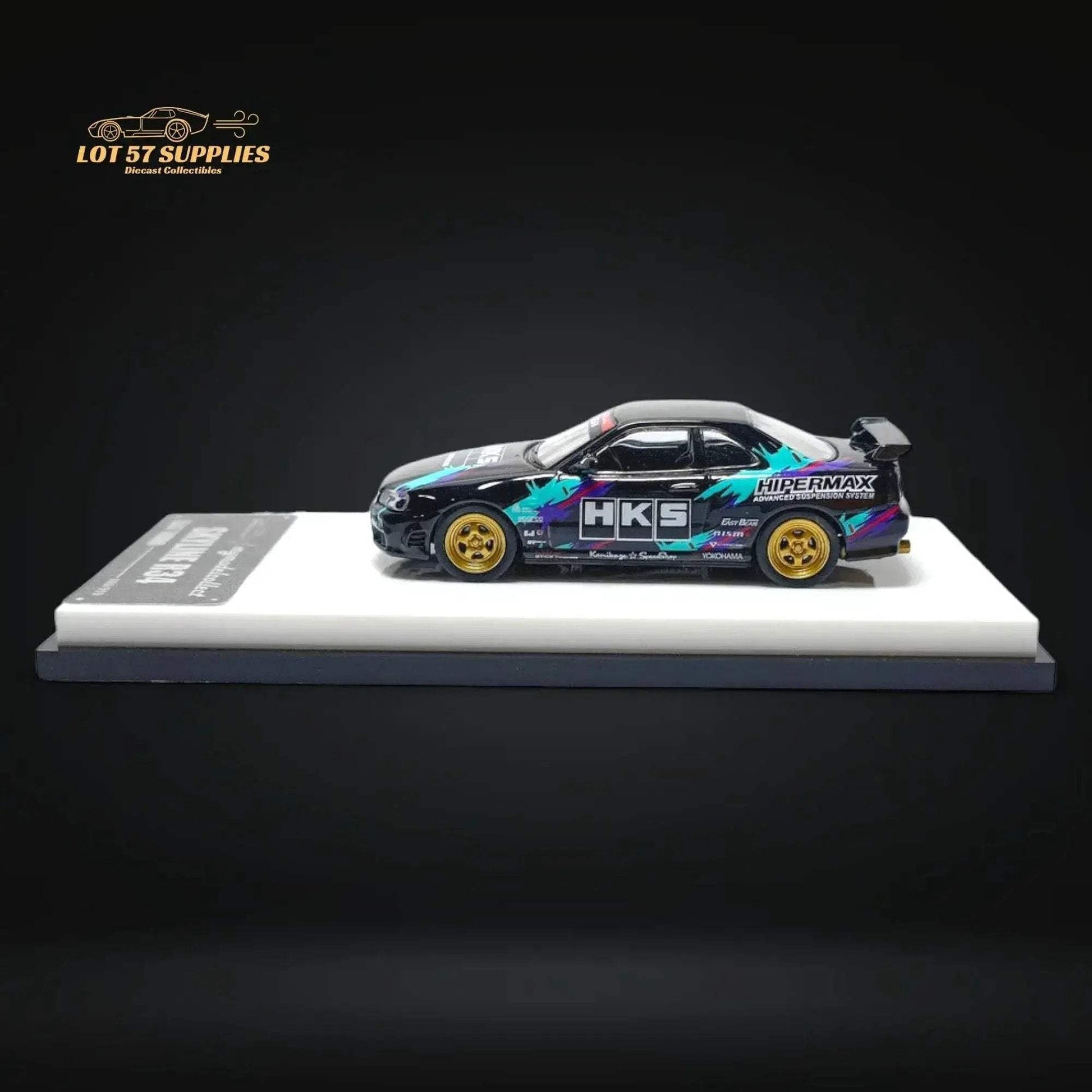 MC Nissan Skyline R34 Turbo HKS Livery 1:64 - ToylandEU
