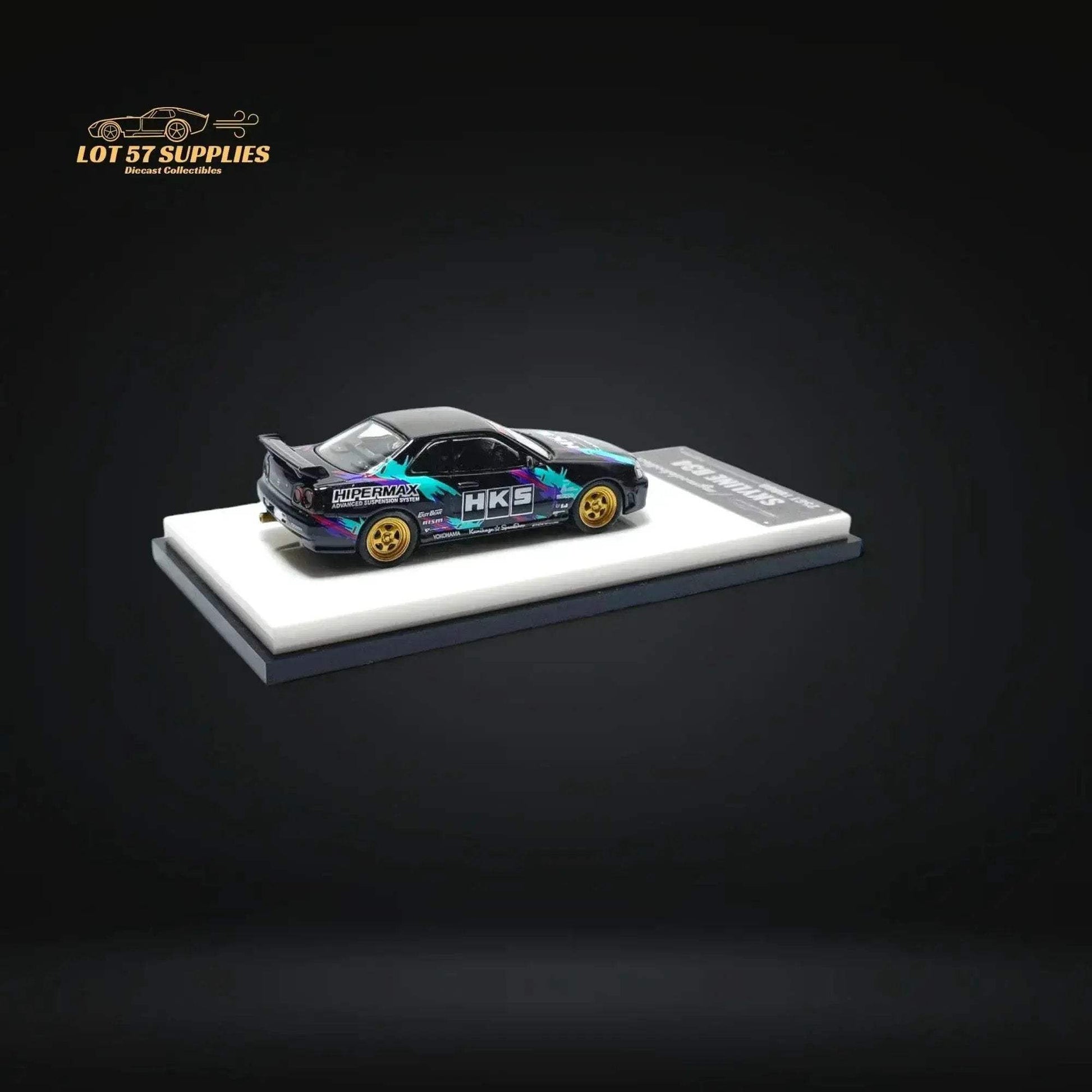 MC Nissan Skyline R34 Turbo HKS Livery 1:64 - ToylandEU