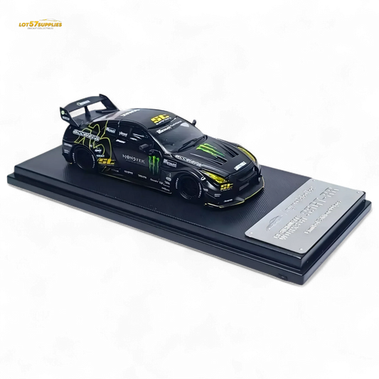  MC Nissan Skyline R35 GTR GT Matte Black Monster 1:64 -  ToylandEU™
