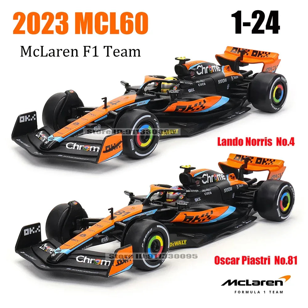 MCL60 Diecast 1 24 Scale Model Norris Piastri Collectible - ToylandEU