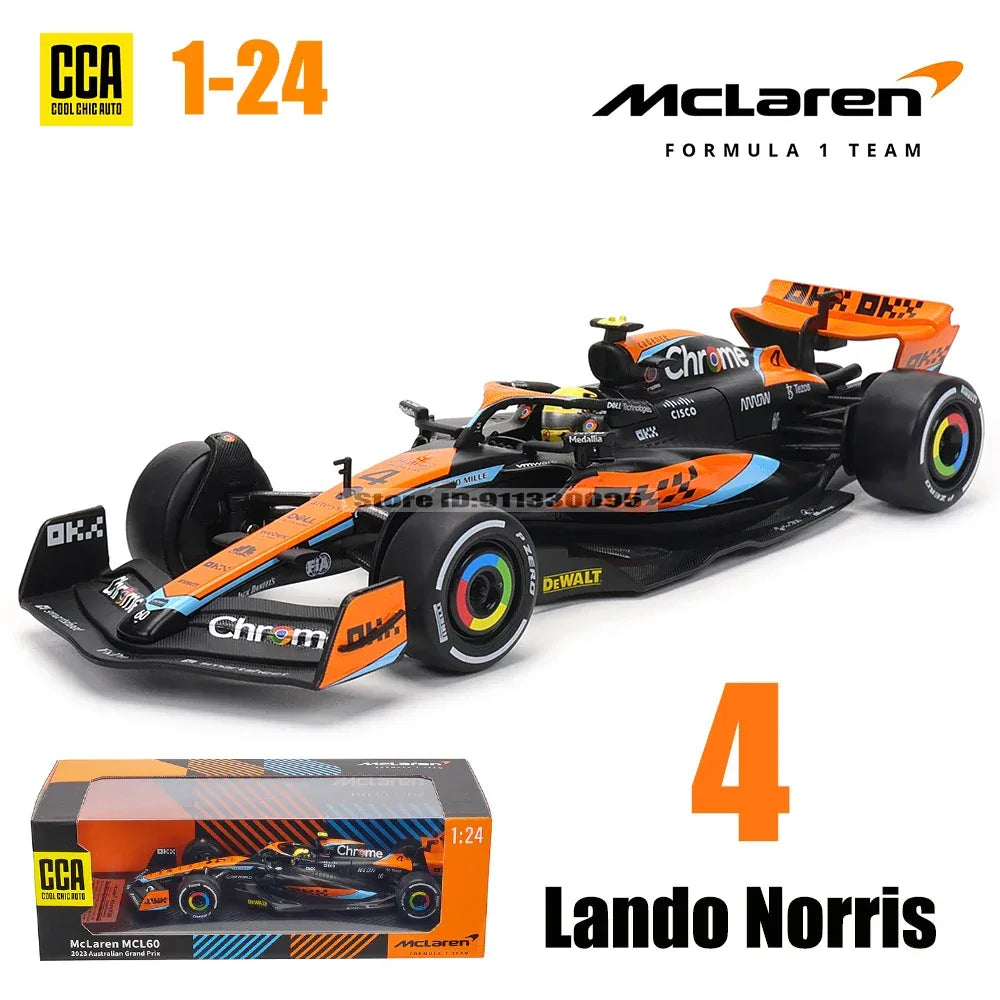 MCL60 Diecast 1 24 Scale Model Norris Piastri Collectible - ToylandEU