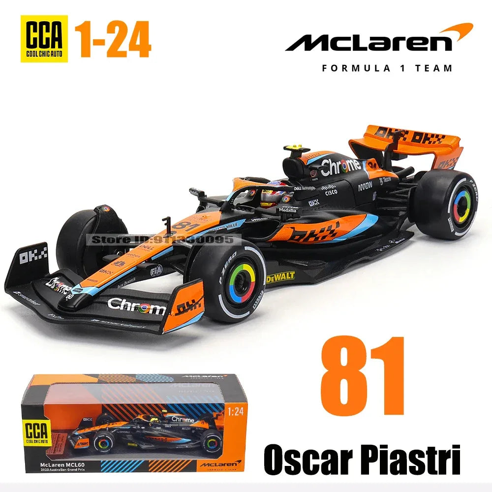 MCL60 Diecast 1 24 Scale Model Norris Piastri Collectible - ToylandEU