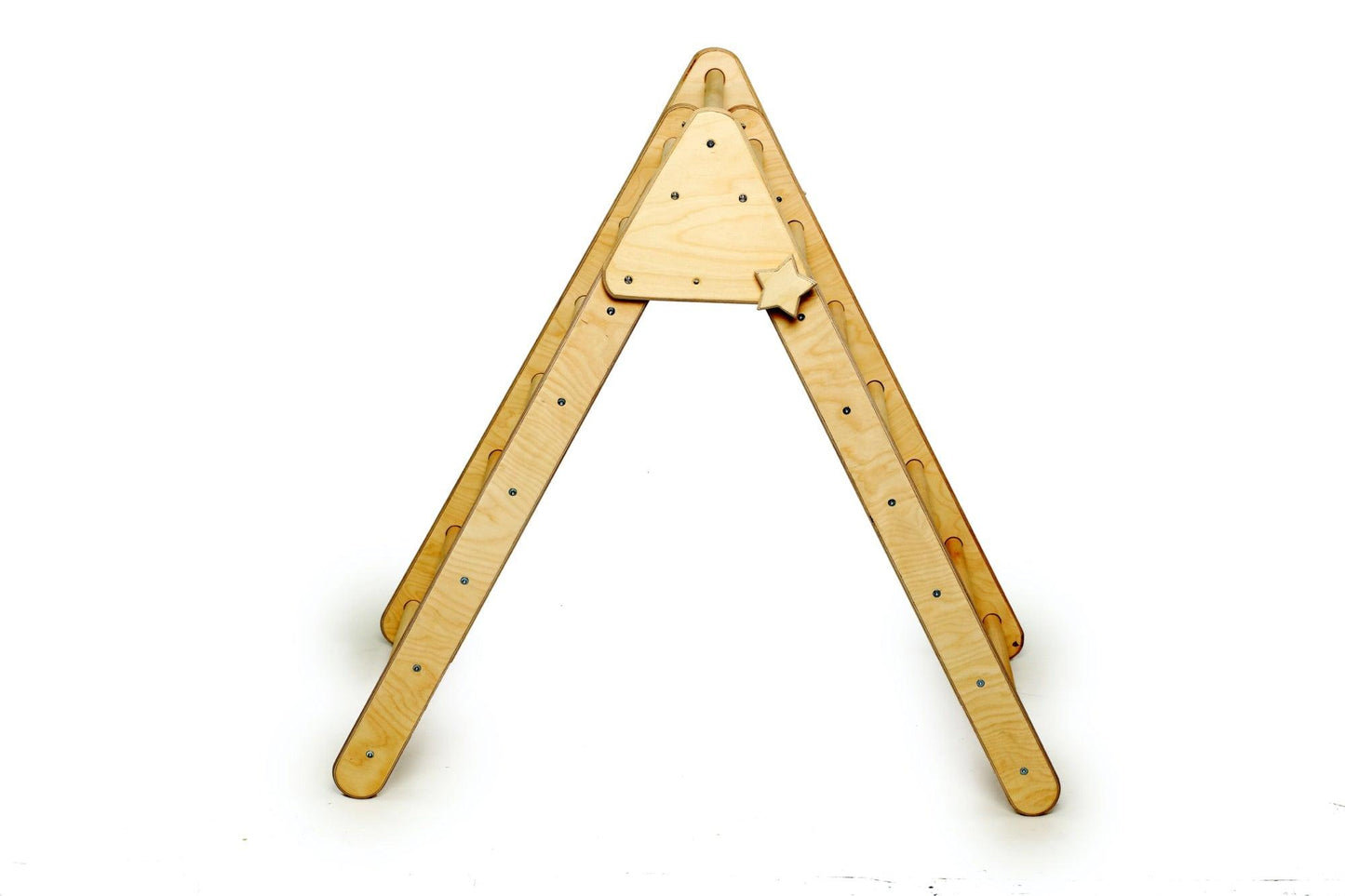 Foldable Climbing Triangle with Ramp and Rockwall/Side Slide - ToylandEU