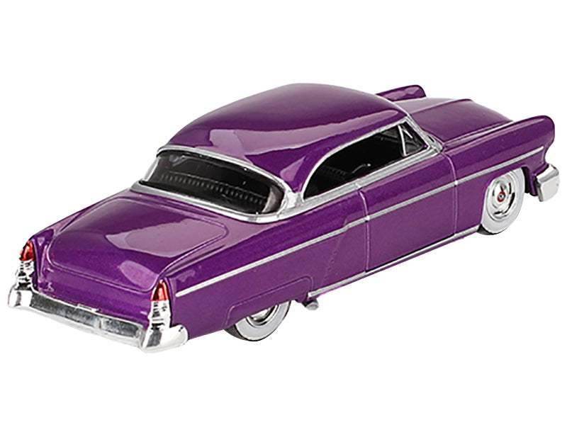 1954 Lincoln Capri Hot Rod Purple Metallic | 1/64 Diecast Model Car | Mini GT | Limited Edition of 3600