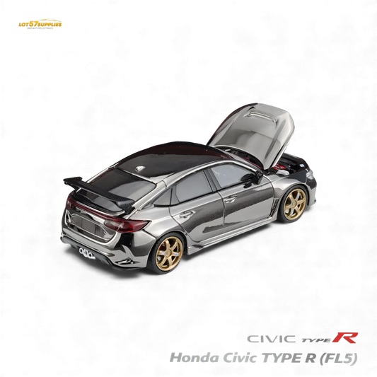  Honda Civic Type R Diecast 1 64 Chrome Gun Black Mh -  ToylandEU™