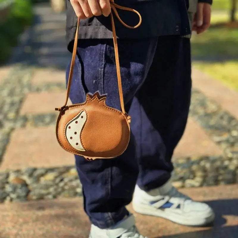 MILANCEL New Kids Messenger Bag Girls PU Material Fruit Bag Baby Boys Cute Styling Bag - ToylandEU