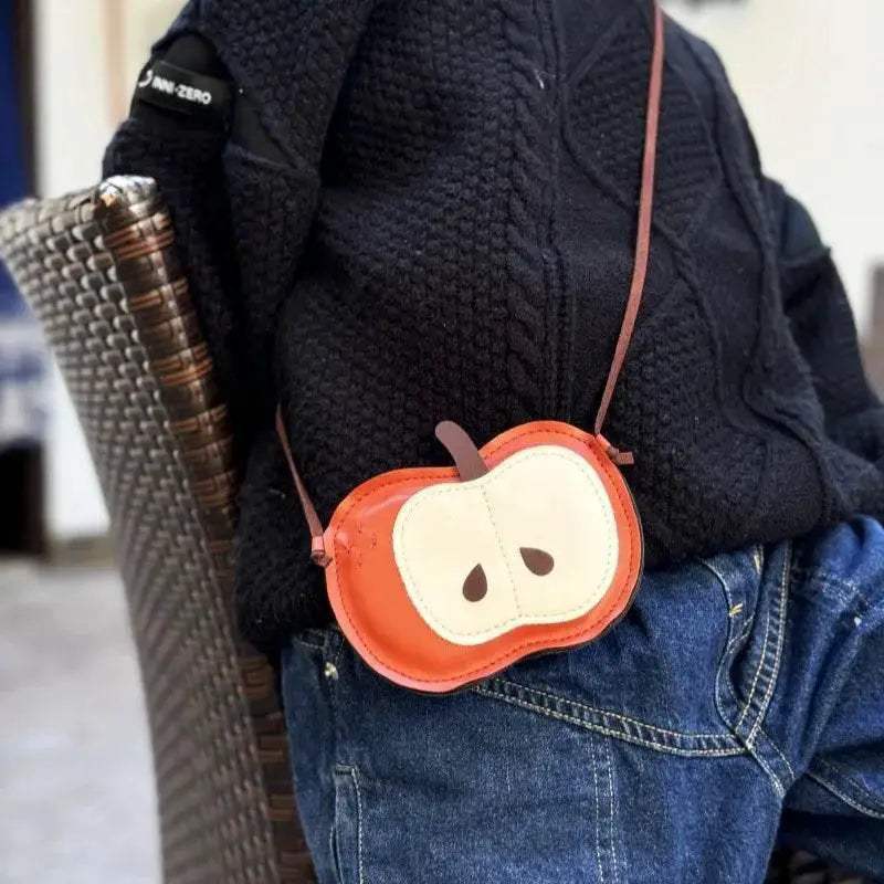 MILANCEL New Kids Messenger Bag Girls PU Material Fruit Bag Baby Boys Cute Styling Bag - ToylandEU