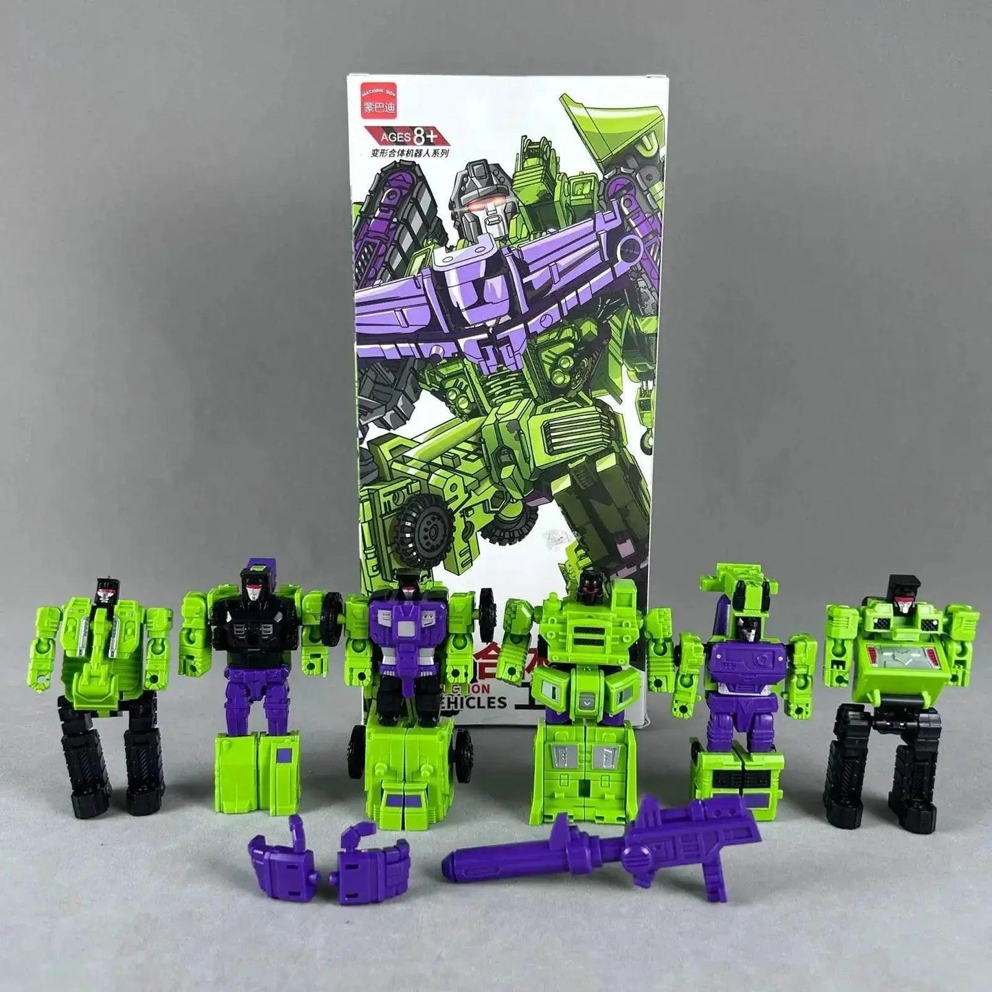  MINI Devastator 6 in 1 Robot Action Figure Toy - Ultimate Gift for  -  ToylandEU™