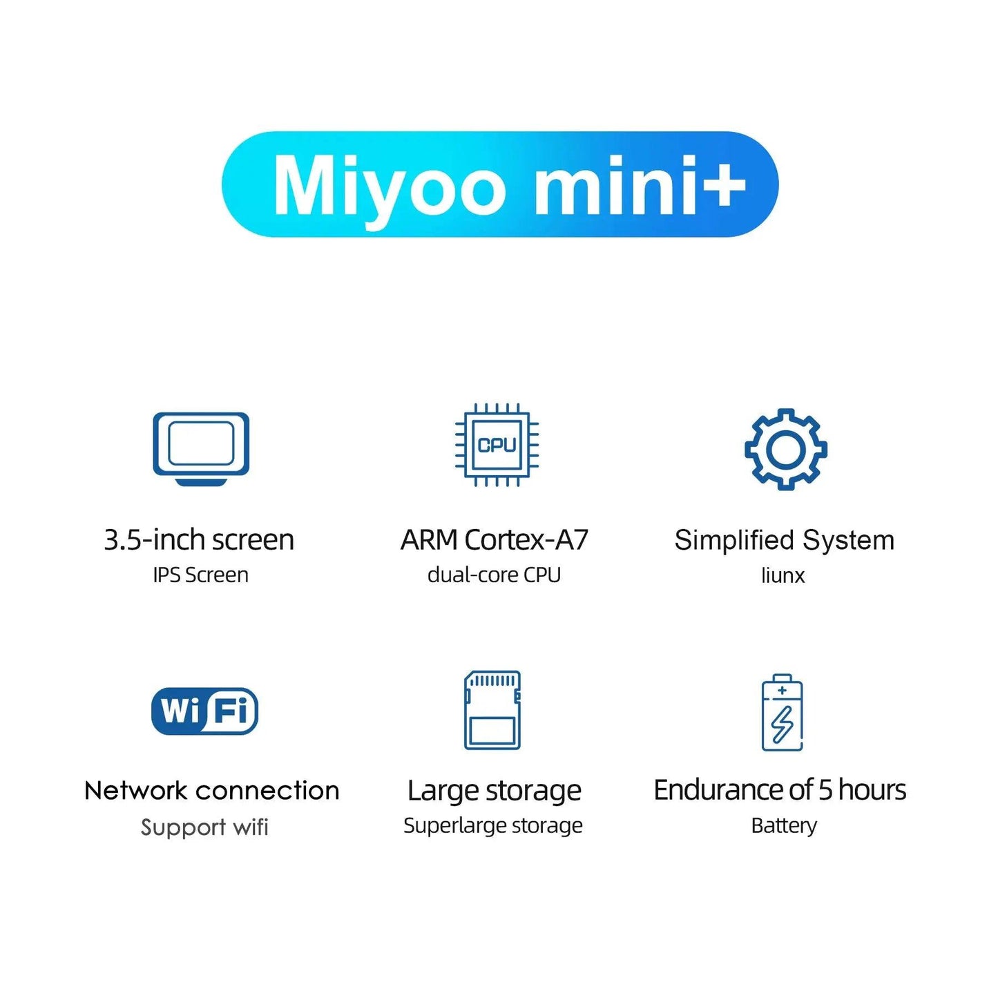 MIYOO Mini Plus Retro Handheld Console IPS Display Pro -  ToylandEU™