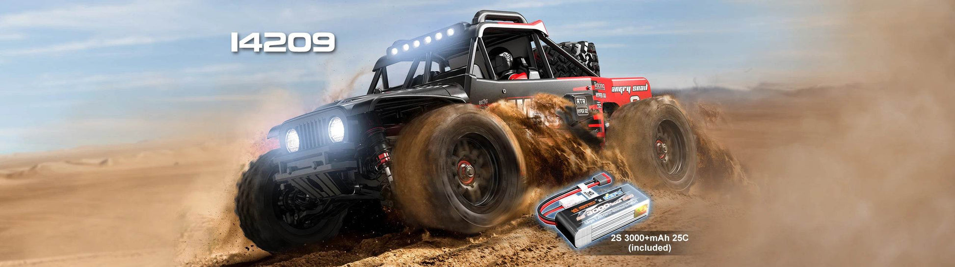 MJX 14209 Hypergo 1/14 V2.0 RC Remote Control Car 4WD - ToylandEU