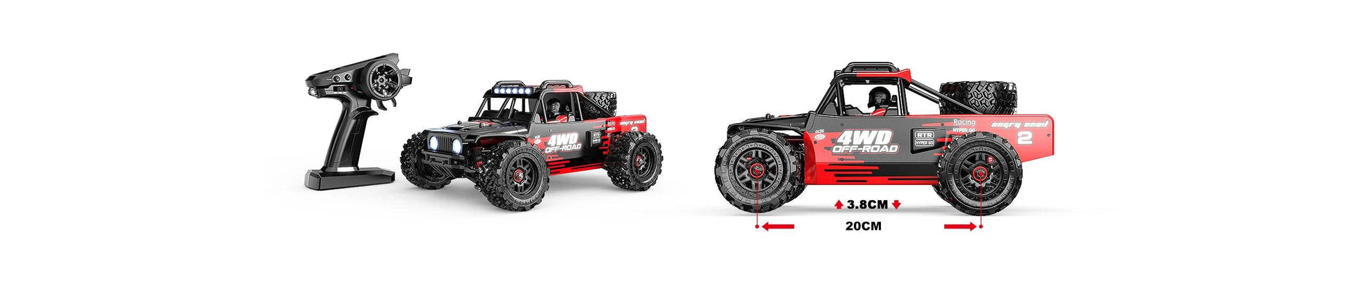 MJX 14209 Hypergo 1/14 V2.0 RC Remote Control Car 4WD - ToylandEU