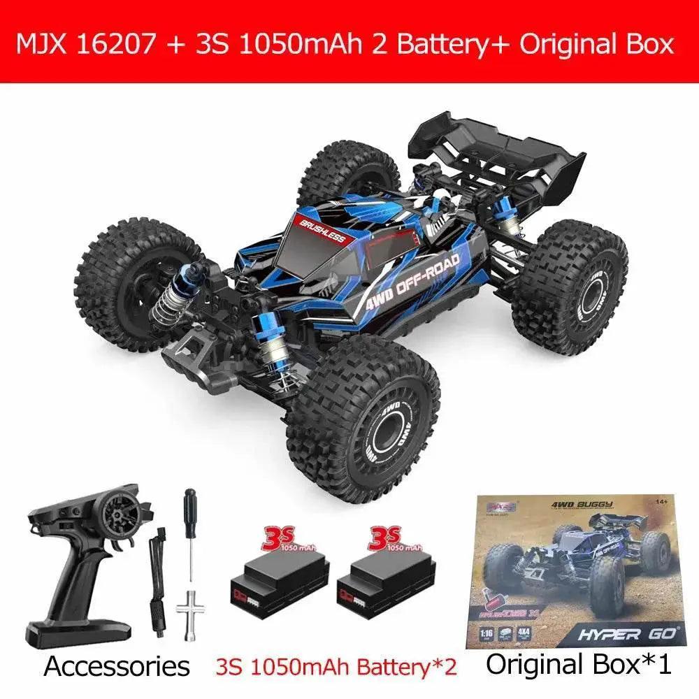  MJX 16207 Hyper Go 70km/h Brushless RC Car 1/16 4WD Off-Road -  ToylandEU™