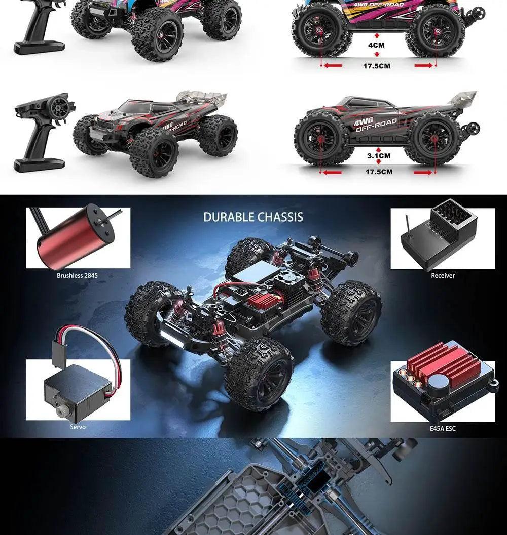  MJX HYPER GO 16208 16209 1/16 Brushless RC Car 45km/h -  ToylandEU™