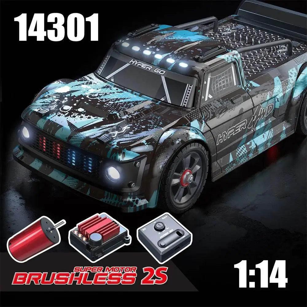  MJX Hyper Go RC Car 14301 14302 Brushless 1/14 High Speed Truck -  ToylandEU™