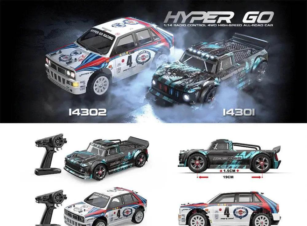  MJX Hyper Go RC Car 14301 14302 Brushless 1/14 High Speed Truck -  ToylandEU™