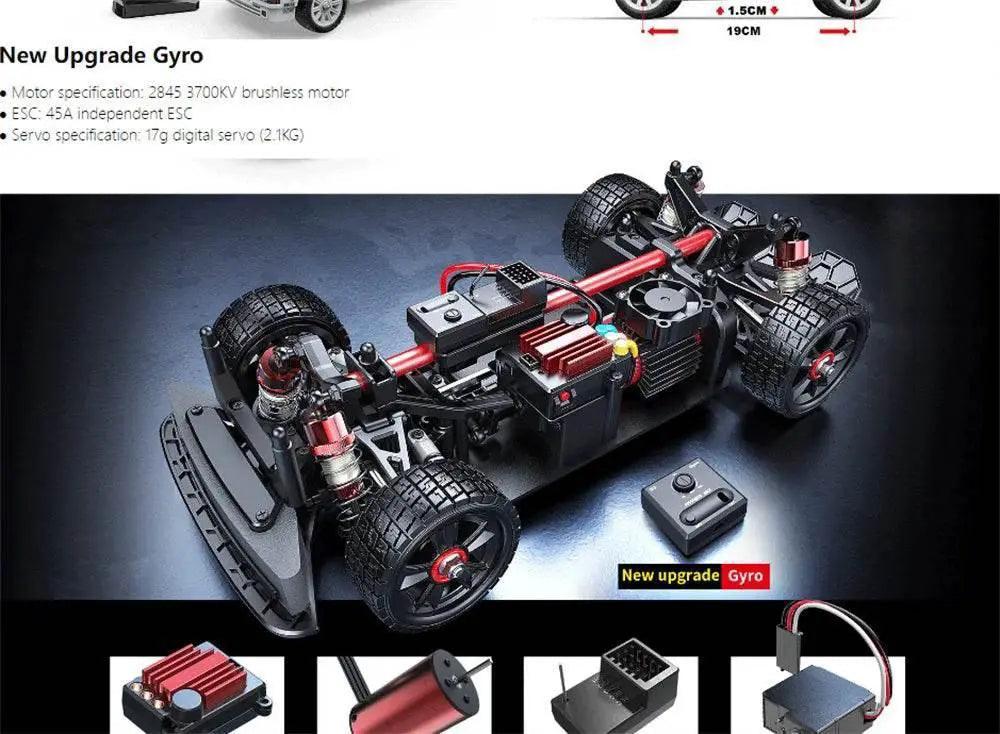  MJX Hyper Go RC Car 14301 14302 Brushless 1/14 High Speed Truck -  ToylandEU™