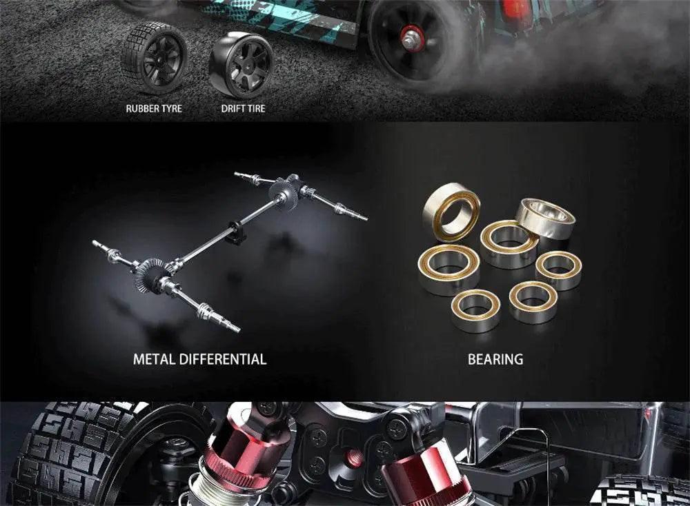  MJX Hyper Go RC Car 14301 14302 Brushless 1/14 High Speed Truck -  ToylandEU™
